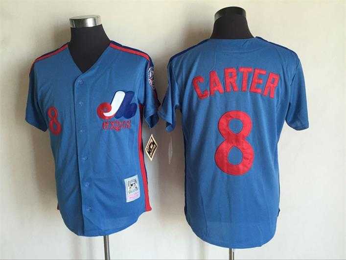 Montreal Expos #8 Gary Carter Blue Mitchell And Ness Throwback Stitched Jersey,We sell and wholesale Montreal Expos #8 Gary Carter Blue Mitchell And Ness Throwback Stitched Jersey on line form chian!